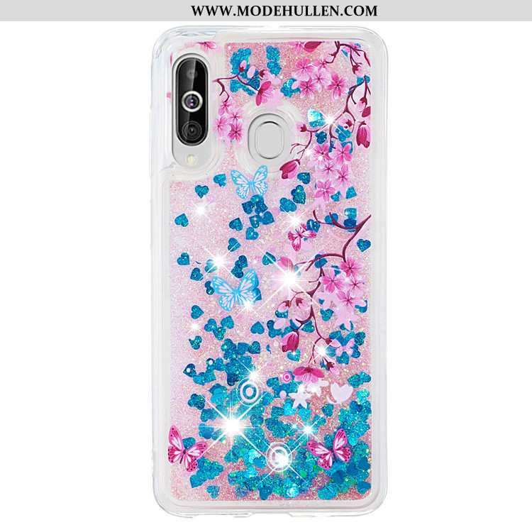 Hülle Samsung Galaxy A60 Trend Karikatur Case Anti-sturz Blau Sterne