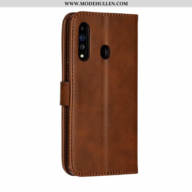 Hülle Samsung Galaxy A60 Weiche Case Handy Silikonschutzlederhülleweiche Anti-sturz Braun