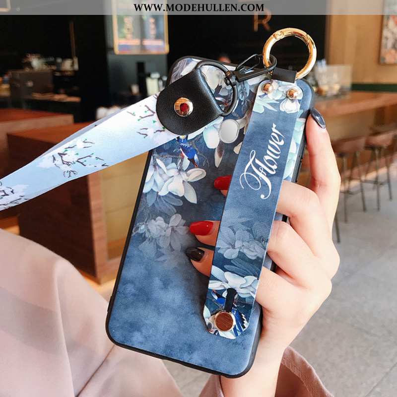 Hülle Samsung Galaxy A60 Weiche Silikon Case Hängende Verzierungen Schwarz Alles Inklusive