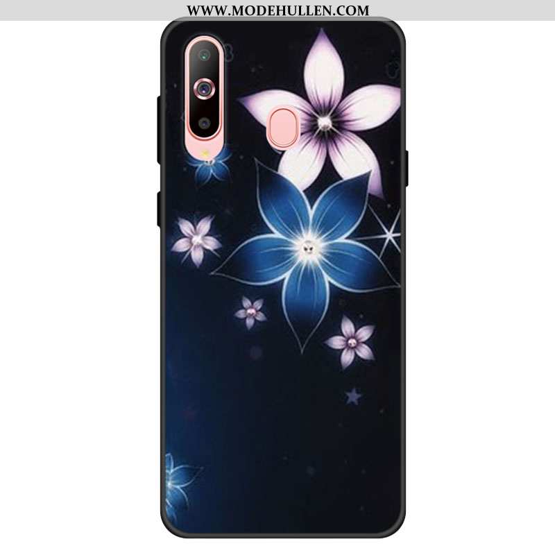 Hülle Samsung Galaxy A60 Weiche Silikon Sterne Case Frisch Persönlichkeit Rosa