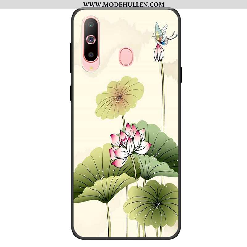 Hülle Samsung Galaxy A60 Weiche Silikon Sterne Case Frisch Persönlichkeit Rosa