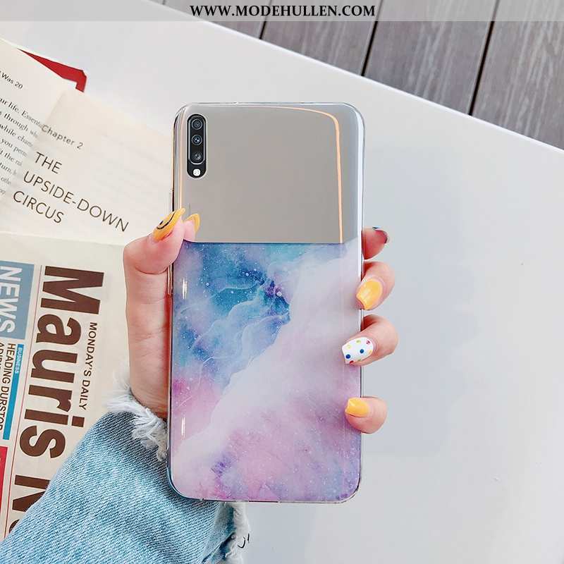 Hülle Samsung Galaxy A70 Persönlichkeit Kreativ Schutz Case Weiß Neu Weiße