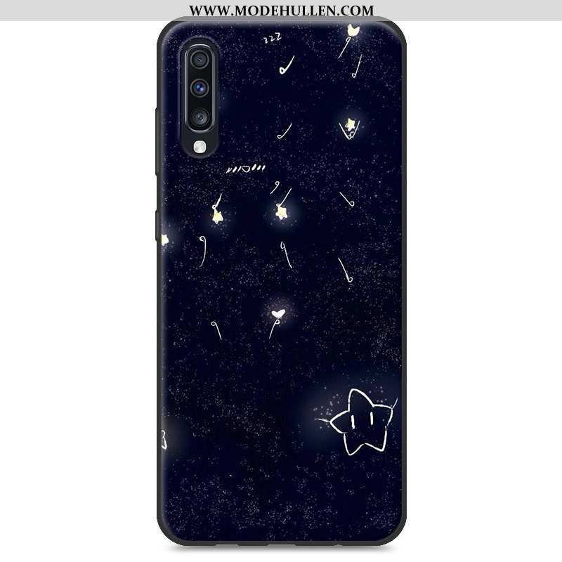 Hülle Samsung Galaxy A70 Silikon Case Schutz Handy Netto Rot Kratzfest Case Einfassung Gelbe