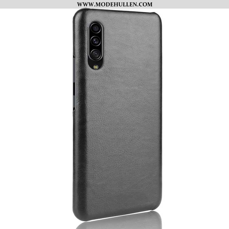 Hülle Samsung Galaxy A70s Muster Schutz Case Sterne Leder Blau Schwer