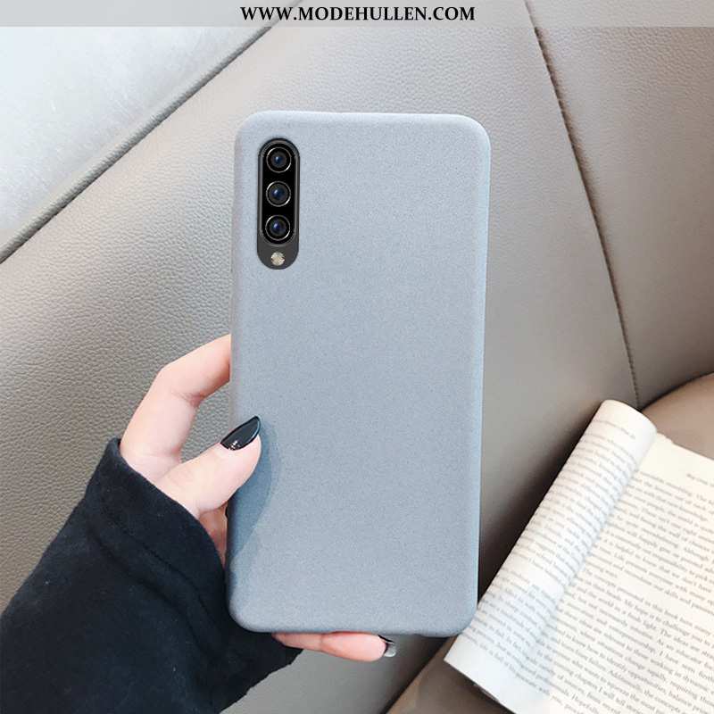 Hülle Samsung Galaxy A70s Weiche Dünne Handy Silikon Einfach Case Schutz Rote