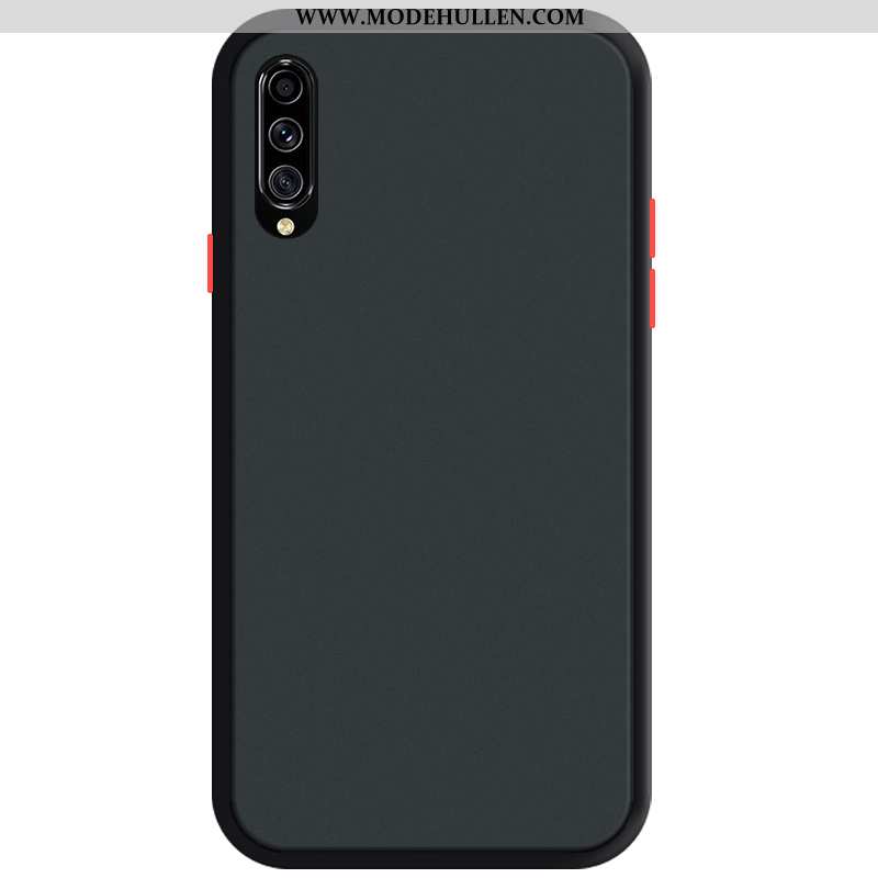 Hülle Samsung Galaxy A70s Weiche Schutz Trend Einfach Transparent Case Handy Schwarz