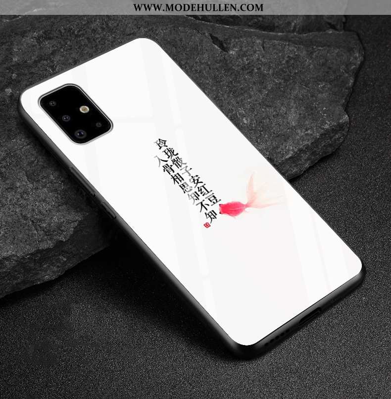 Hülle Samsung Galaxy A71 Persönlichkeit Kreativ Angepasst Case Sterne Handy Silikon Dunkelblau