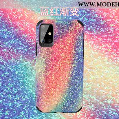 Hülle Samsung Galaxy A71 Schutz Luxus Anti-sturz Weiche Original Case Farbverlauf Rosa