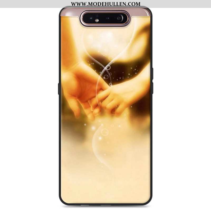 Hülle Samsung Galaxy A80 Schutz Karikatur Frisch Schwarz Nette Anti-sturz