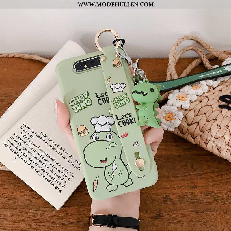 Hülle Samsung Galaxy A80 Weiche Silikon Neu Case Nette Karikatur Grün