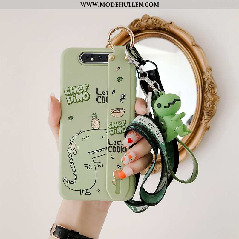 Hülle Samsung Galaxy A80 Weiche Silikon Neu Case Nette Karikatur Grün