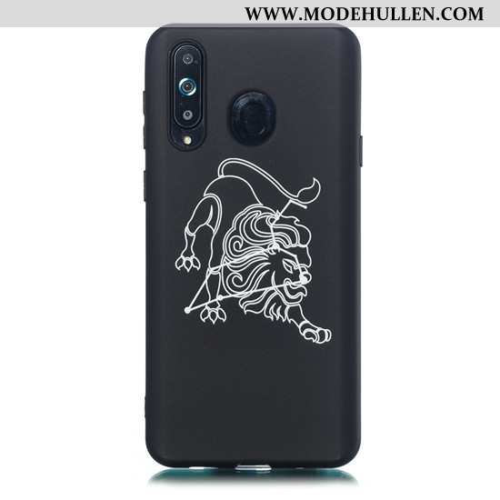 Hülle Samsung Galaxy A8s Karikatur Trend Case Einfach Handy Schwarz