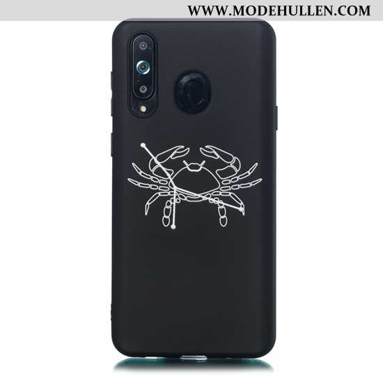 Hülle Samsung Galaxy A8s Karikatur Trend Case Einfach Handy Schwarz