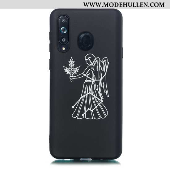 Hülle Samsung Galaxy A8s Karikatur Trend Case Einfach Handy Schwarz