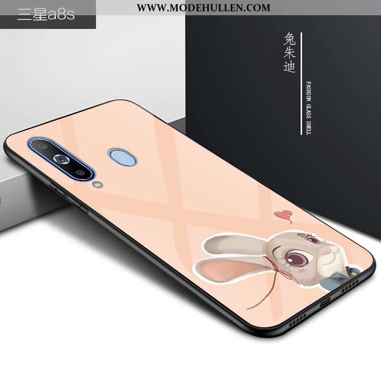 Hülle Samsung Galaxy A8s Schutz Glas Karikatur Sterne Persönlichkeit Anti-sturz Case Blau