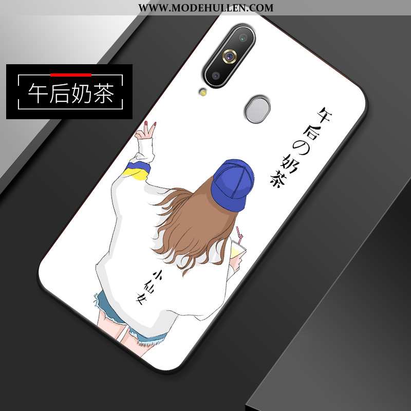 Hülle Samsung Galaxy A8s Silikon Nubuck Sterne Karikatur Trend Persönlichkeit Gelbe