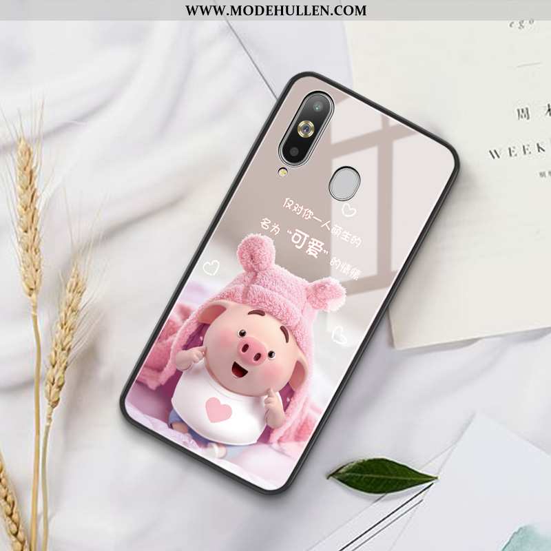 Hülle Samsung Galaxy A8s Trend Silikon Wind Karikatur Sterne Case Netto Rot Rosa