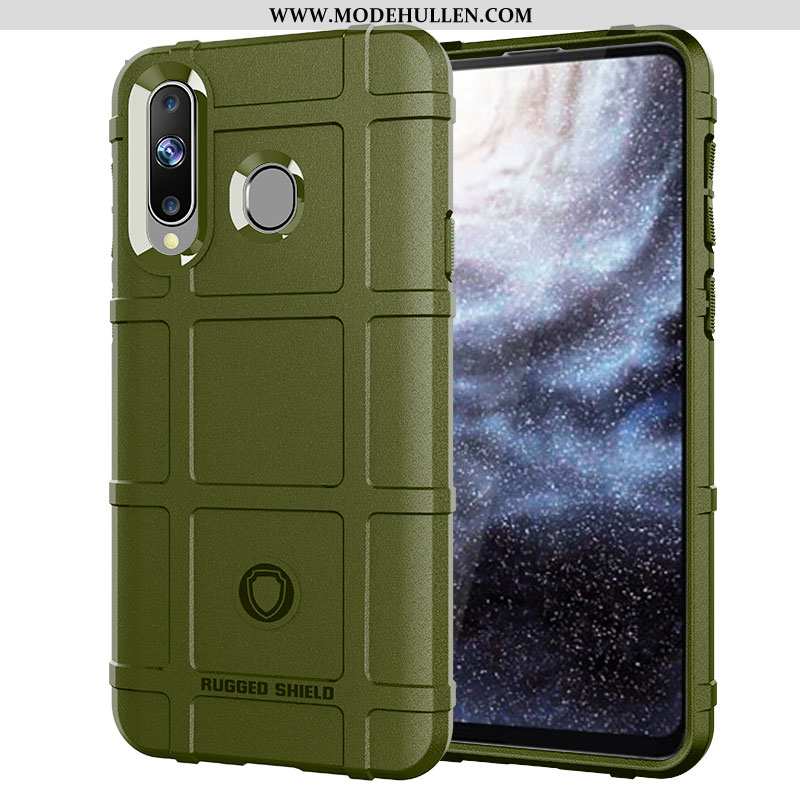 Hülle Samsung Galaxy A8s Trend Weiche Persönlichkeit Grün Silikon Case Sterne Army Grün