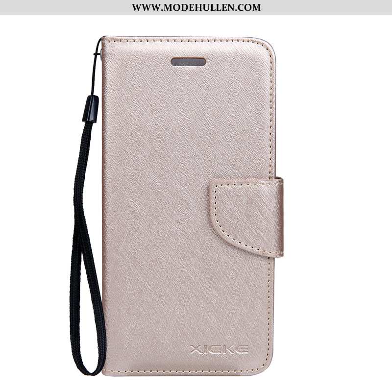 Hülle Samsung Galaxy A8s Weiche Schutz Seide Case Sterne Folio Monat Rosa