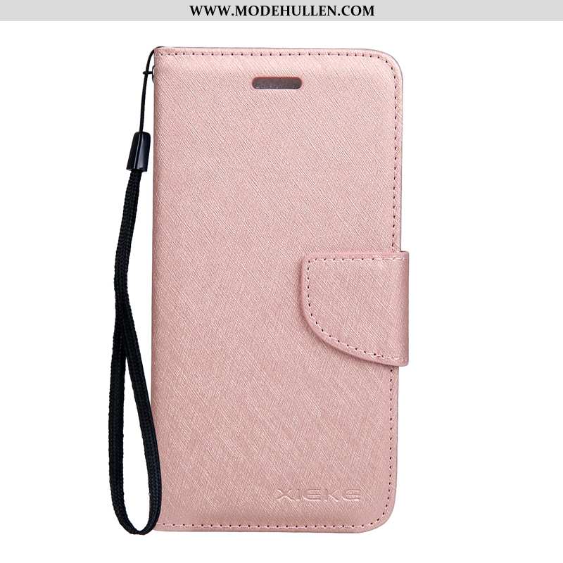 Hülle Samsung Galaxy A8s Weiche Schutz Seide Case Sterne Folio Monat Rosa