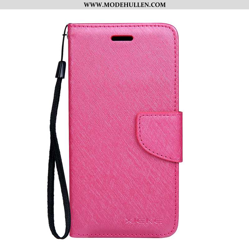 Hülle Samsung Galaxy A8s Weiche Schutz Seide Case Sterne Folio Monat Rosa