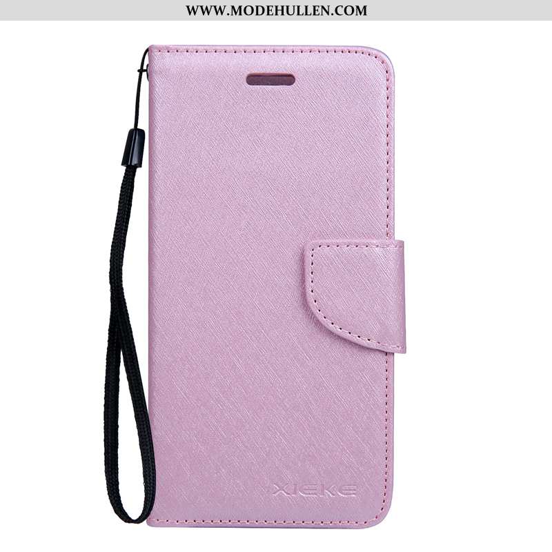 Hülle Samsung Galaxy A8s Weiche Schutz Seide Case Sterne Folio Monat Rosa