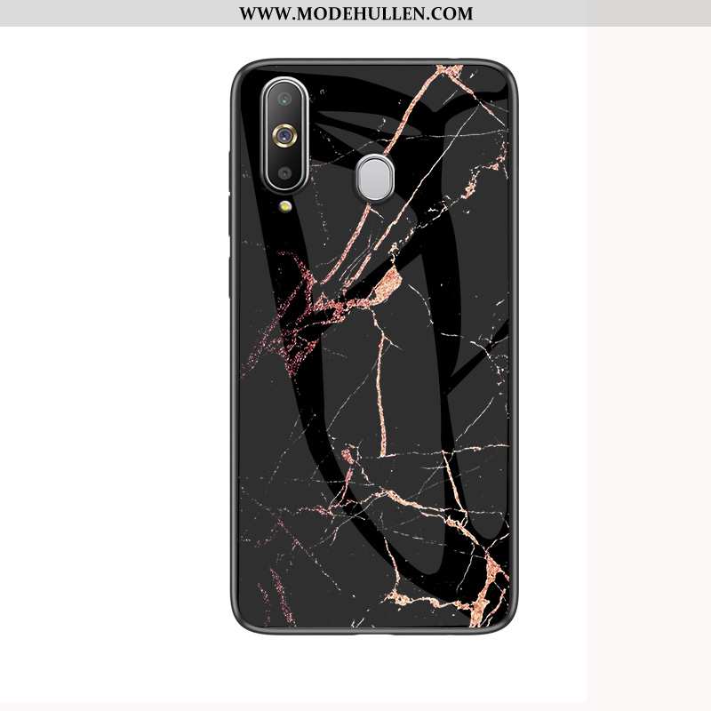 Hülle Samsung Galaxy A8s Weiche Silikon Netto Rot Anti-sturz Case Handy Schutz Schwarz