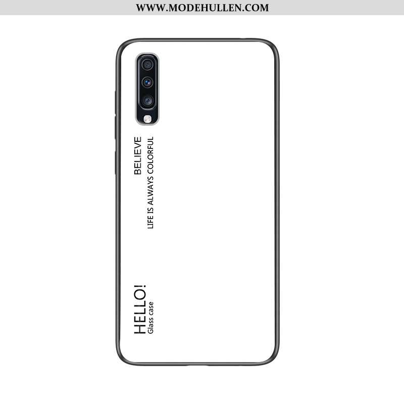 Hülle Samsung Galaxy A90 5g Dünne Schutz Glas Anti-sturz Schwarz Super