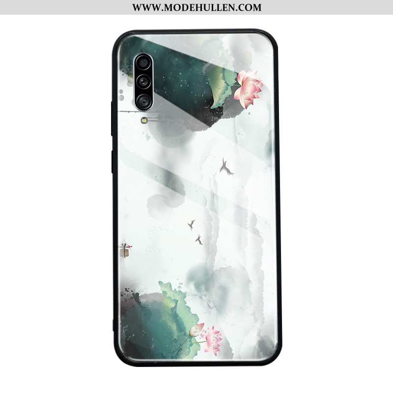 Hülle Samsung Galaxy A90 5g Glas Schutz Handy Case Alles Inklusive Grün