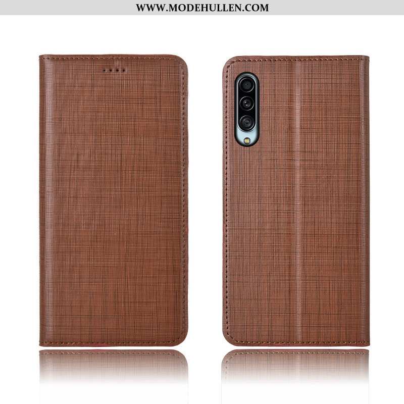 Hülle Samsung Galaxy A90 5g Lederhülle Echt Leder Handy Case Weiche Rot Schutz Rote