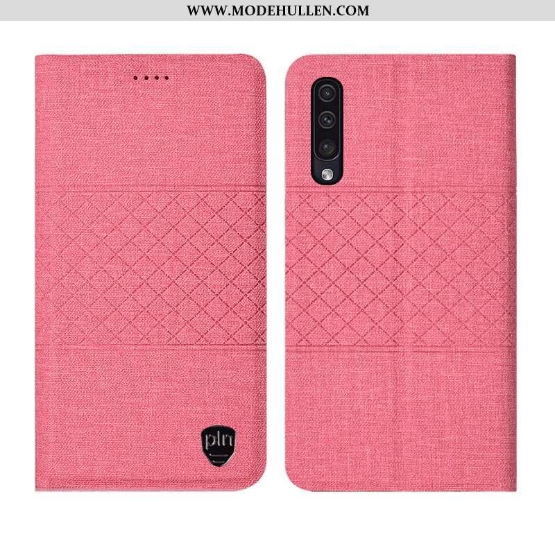 Hülle Samsung Galaxy A90 5g Lederhülle Schutz Rosa Handy Case Alles Inklusive