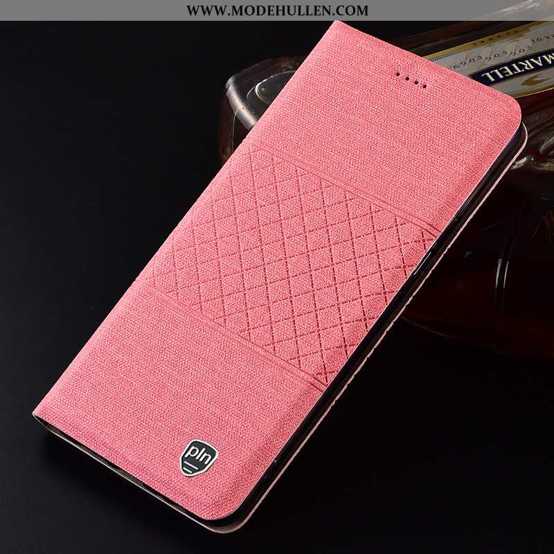 Hülle Samsung Galaxy A90 5g Lederhülle Schutz Rosa Handy Case Alles Inklusive