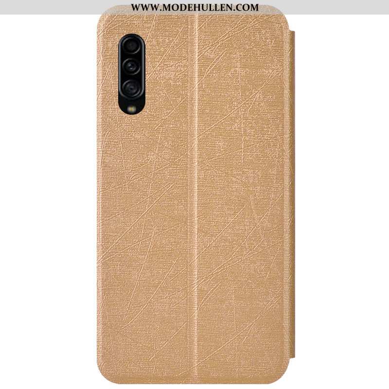 Hülle Samsung Galaxy A90 5g Lederhülle Weiche Anti-sturz Case Rosa Schutz Handy