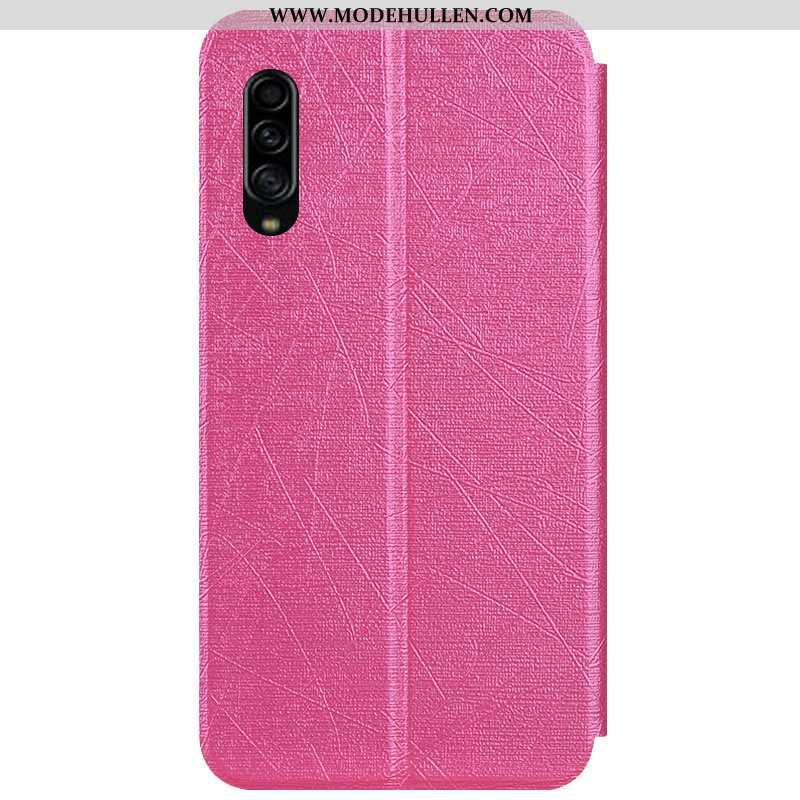 Hülle Samsung Galaxy A90 5g Lederhülle Weiche Anti-sturz Case Rosa Schutz Handy