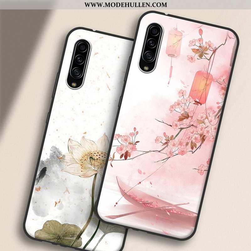 Hülle Samsung Galaxy A90 5g Silikon Schutz Rosa Sterne Persönlichkeit Case