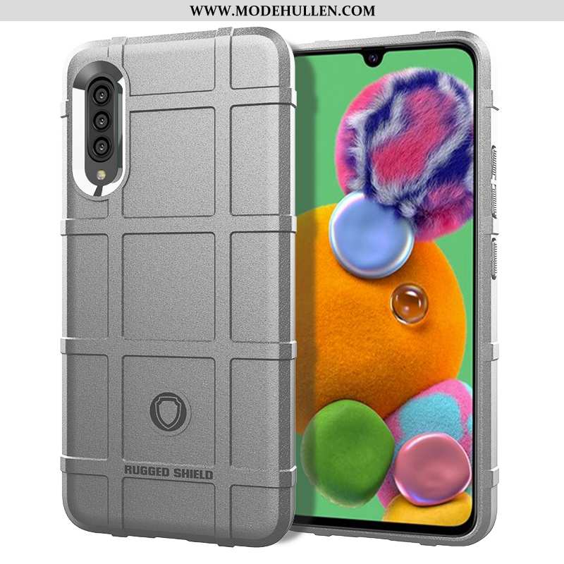 Hülle Samsung Galaxy A90 5g Trend Silikon Persönlichkeit Anti-sturz Grün Case Sterne