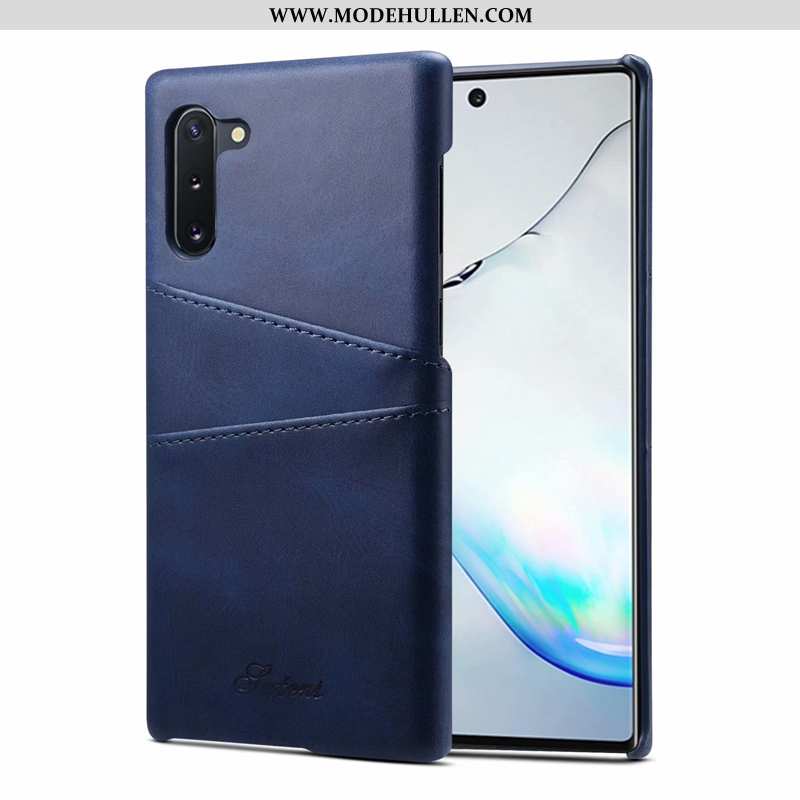 Hülle Samsung Galaxy Note 10 Kreativ Retro Grau Sterne Neu Handy Einfach