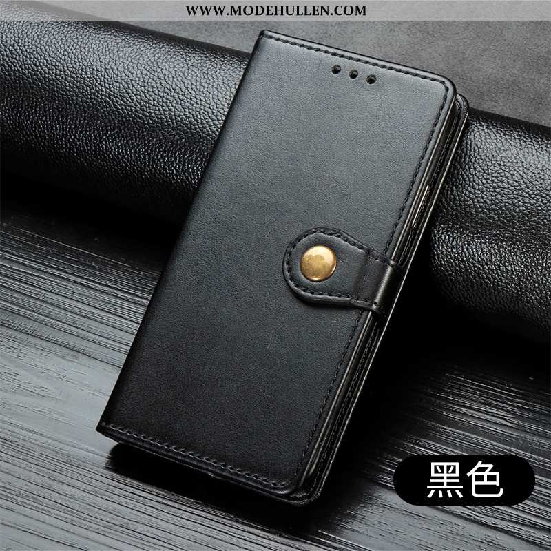 Hülle Samsung Galaxy Note 10 Lederhülle Schutz Anti-sturz Handy Case Khaki