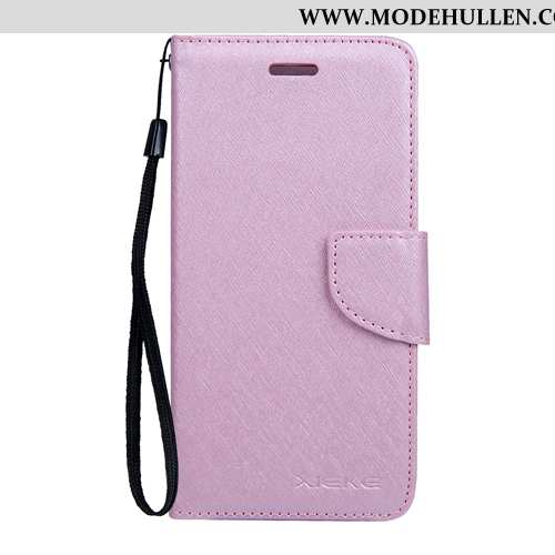 Hülle Samsung Galaxy Note 10 Lite Schutz Lederhülle Schwarz Muster Case Handy