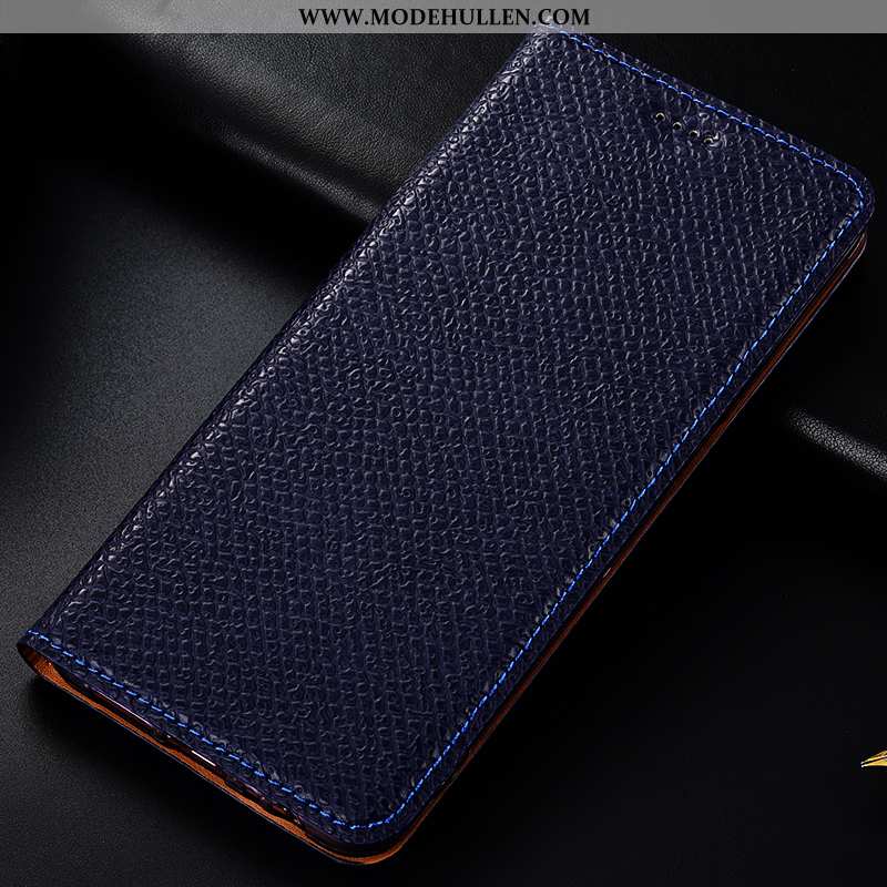 Hülle Samsung Galaxy Note 10 Muster Schutz Sterne Case Lederhülle Folio Braun