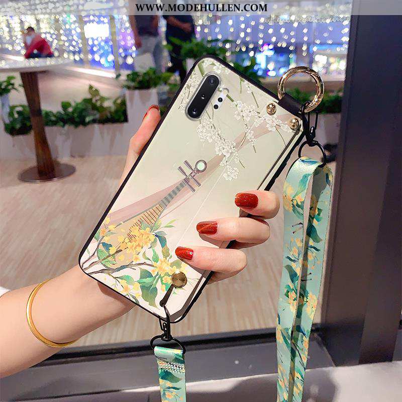 Hülle Samsung Galaxy Note 10+ Persönlichkeit Kreativ Halterung Sterne Schutz Hängende Verzierungen N