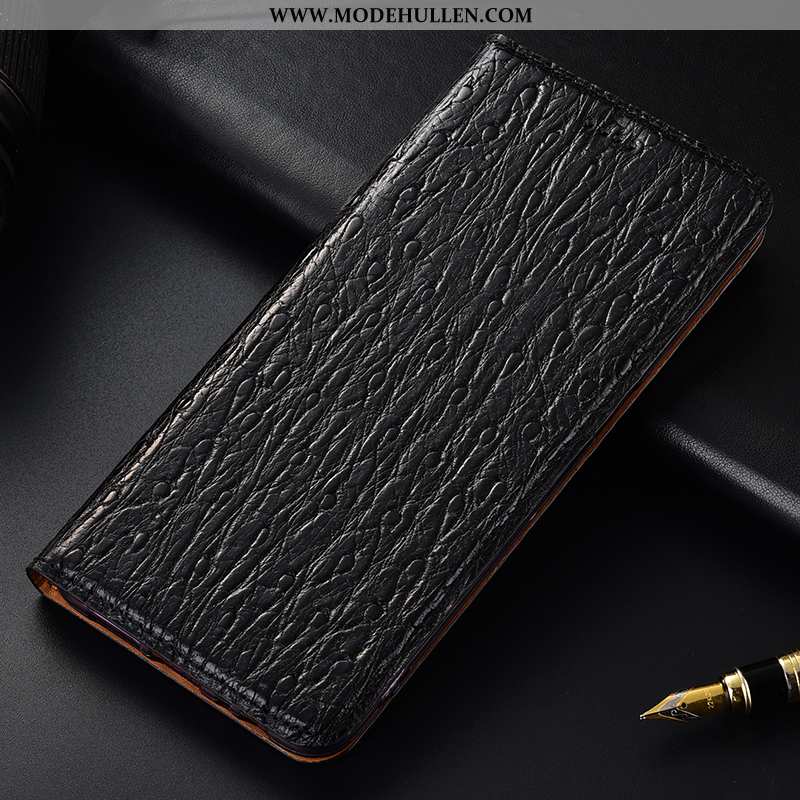 Hülle Samsung Galaxy Note 10 Schutz Lederhülle Case Sterne Handy Folio Rote