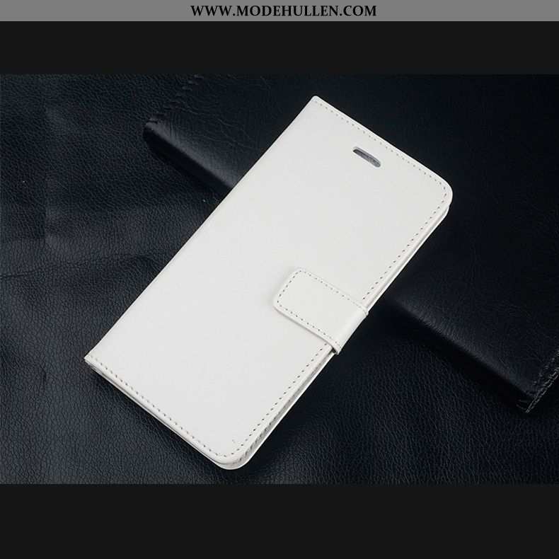 Hülle Samsung Galaxy Note 10 Silikon Schutz Handy Folio Leder Braun Case