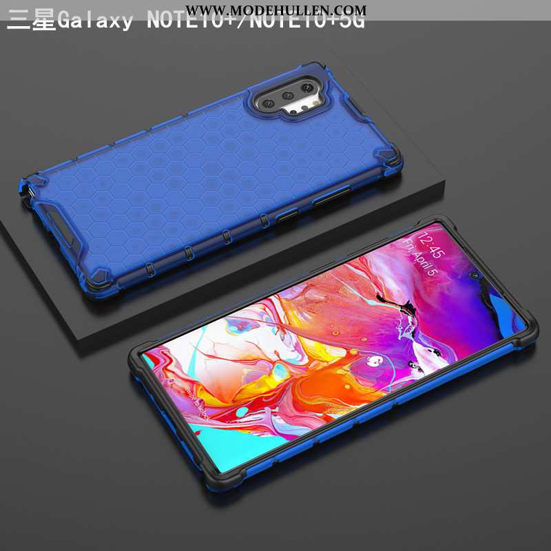 Hülle Samsung Galaxy Note 10+ Trend Super Schutz Einfach Anti-sturz Grün Case