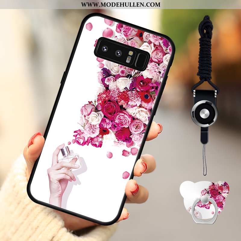 Hülle Samsung Galaxy Note 8 Schutz Anti-sturz Handy Rosa Case Sterne