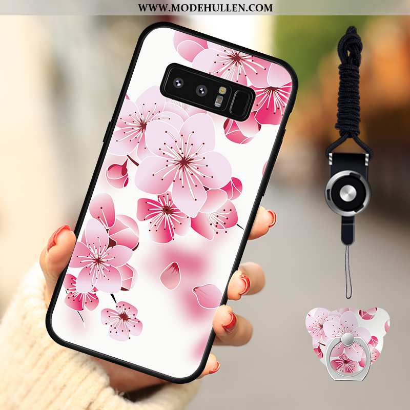 Hülle Samsung Galaxy Note 8 Schutz Anti-sturz Handy Rosa Case Sterne