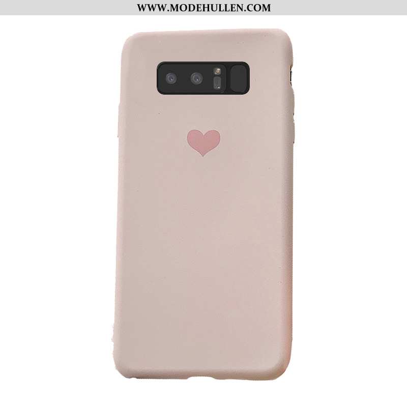 Hülle Samsung Galaxy Note 8 Schutz Mode Nubuck Neu Handy Grün