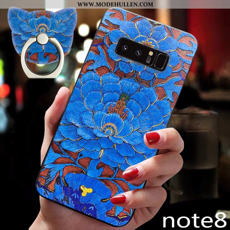 Hülle Samsung Galaxy Note 8 Silikon Schutz Super Dünne Persönlichkeit Handy Grau