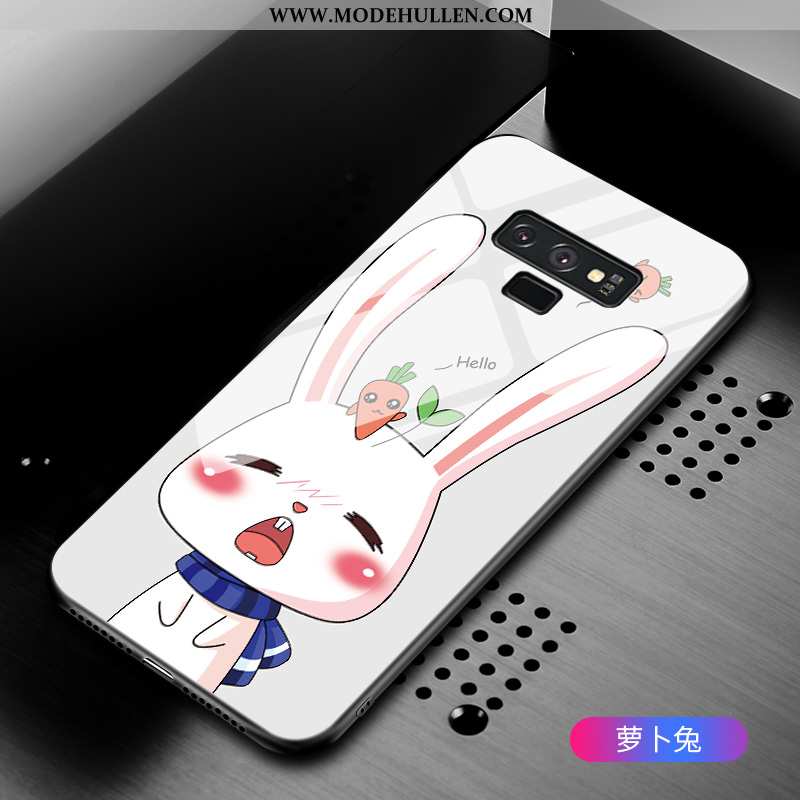 Hülle Samsung Galaxy Note 9 Karikatur Trend Einfassung Schwarz Anti-sturz Schutz