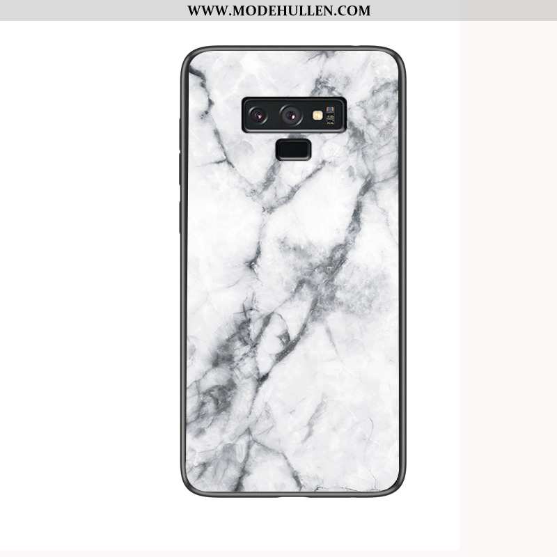 Hülle Samsung Galaxy Note 9 Schutz Glas Netto Rot Case Grün Neu Anti-sturz